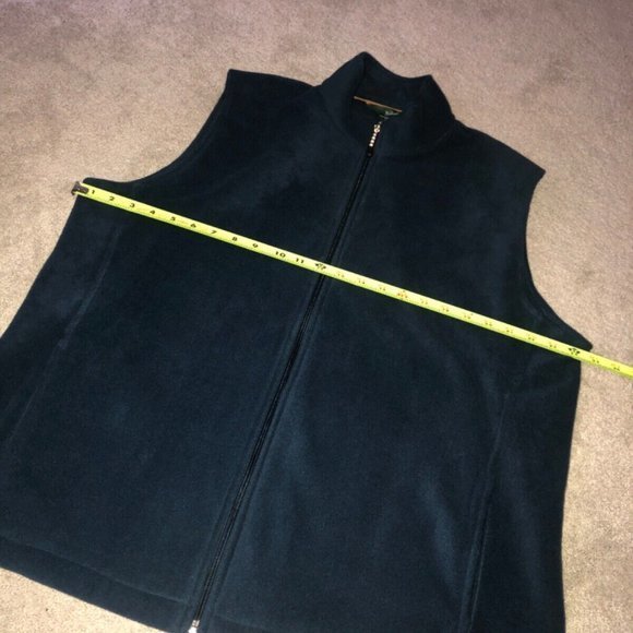 Woolrich Fleece Vest Navy Blue Men’s XL - Picture 7 of 12